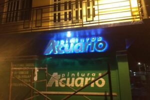 Letras 3D Pinturas Acuario