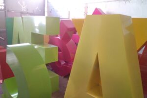 Letras Gigantes sin figuras